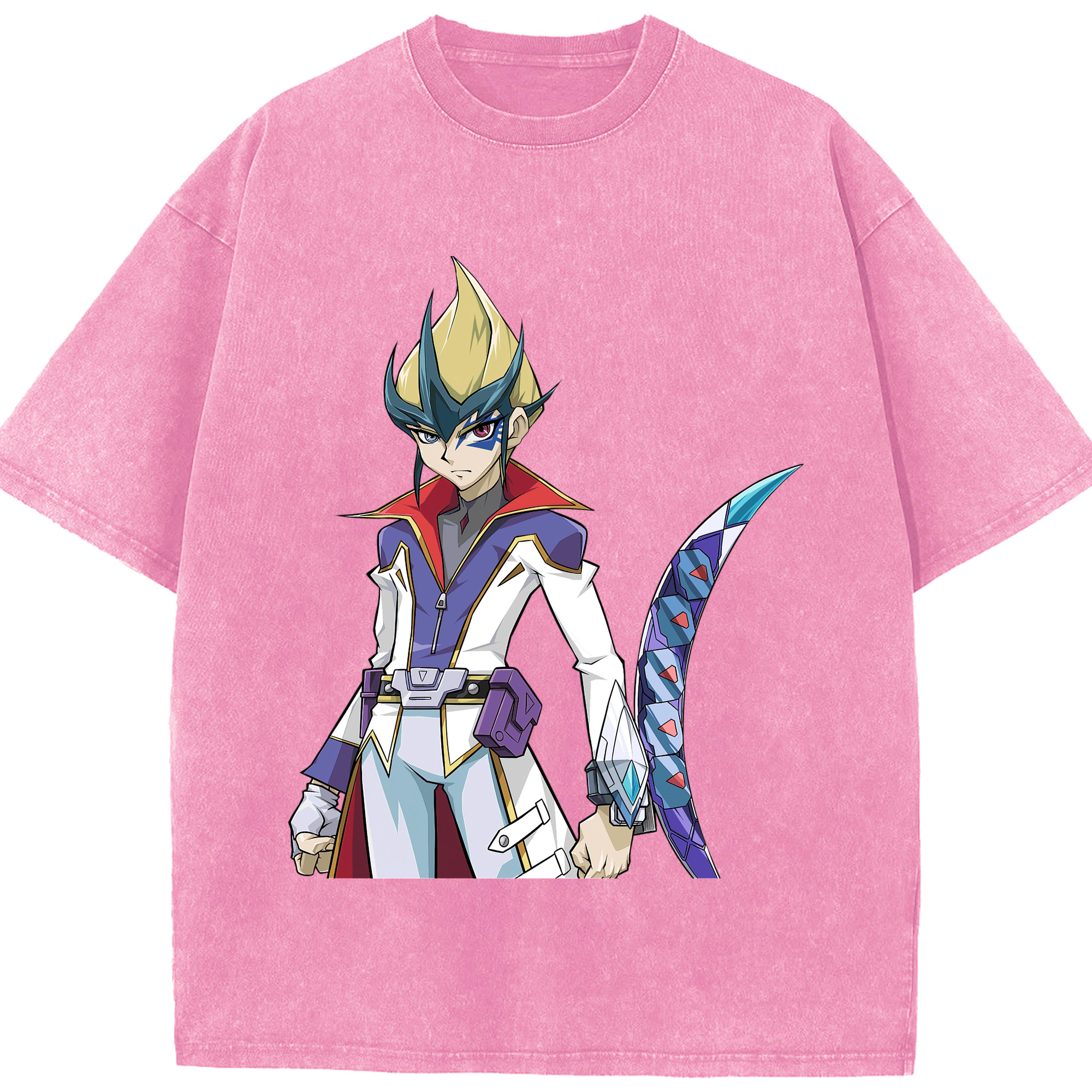 （画像用） 遊☆戯☆王 Yu-Gi-Oh! 綿100% ヴィンテージ風 半袖Tシャツ（フロントプリント）